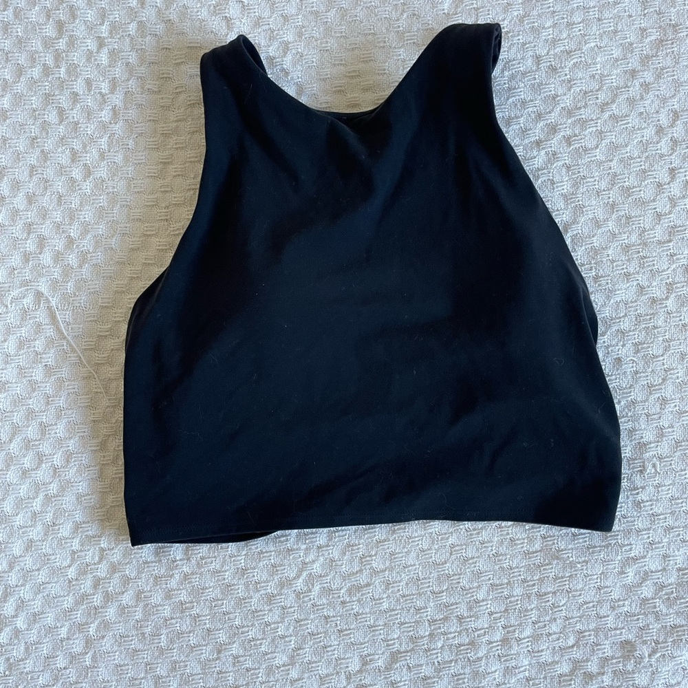 Athleta Black Crop Top
